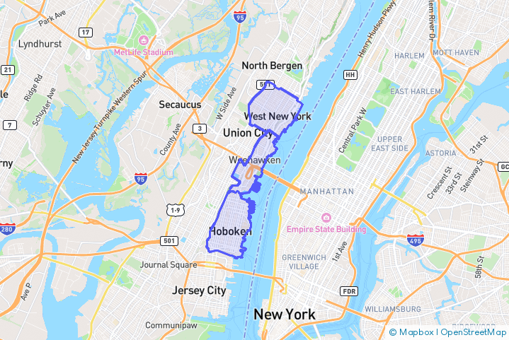 Service Area Map