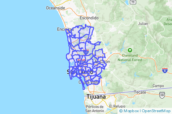 Service Area Map