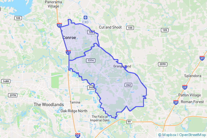 Service Area Map