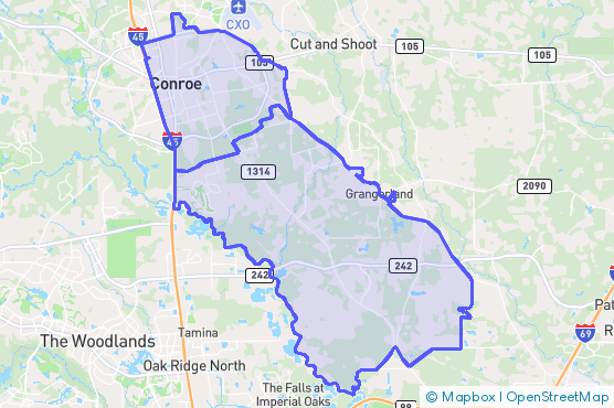 Service Area Map