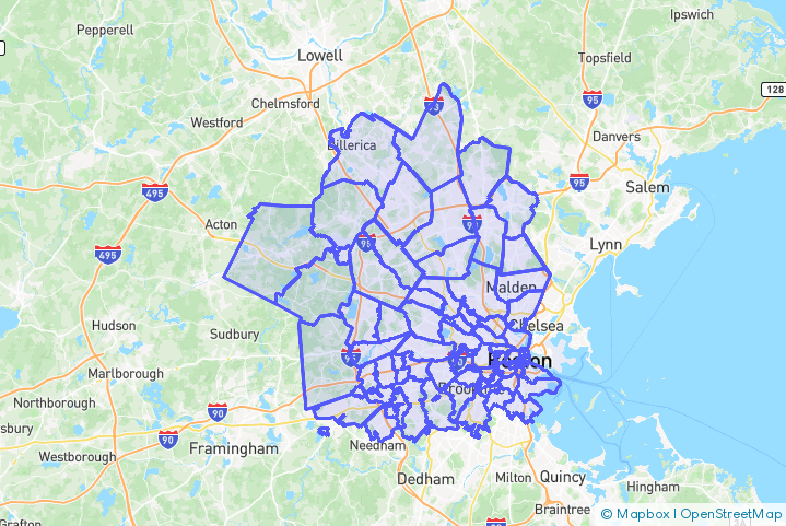 Service Area Map