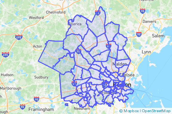 Service Area Map