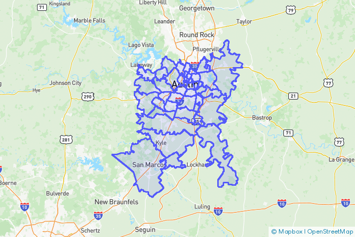 Service Area Map
