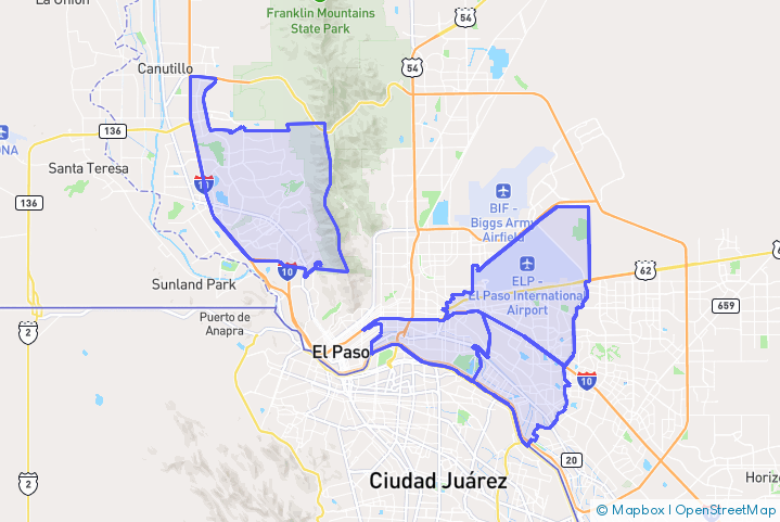 Service Area Map