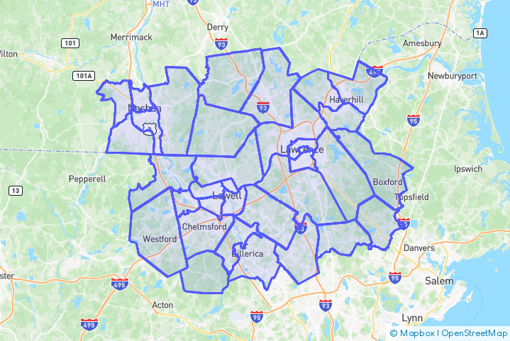 Service Area Map