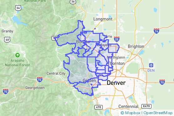 Service Area Map
