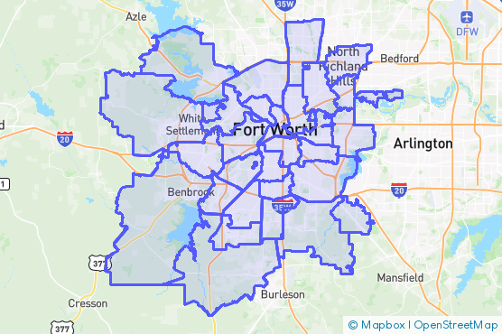 Service Area Map
