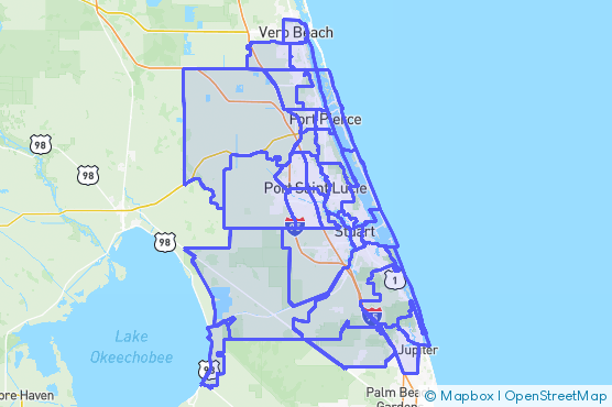 Service Area Map