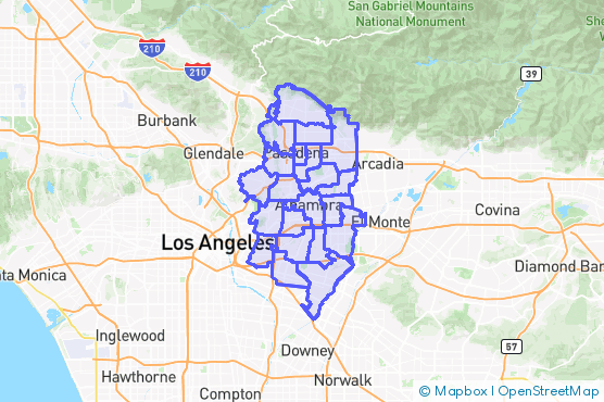 Service Area Map