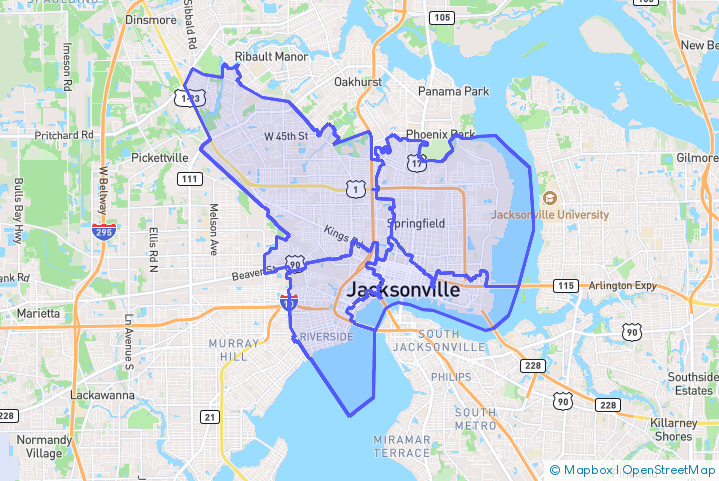 Service Area Map