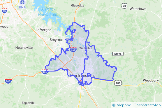 Service Area Map