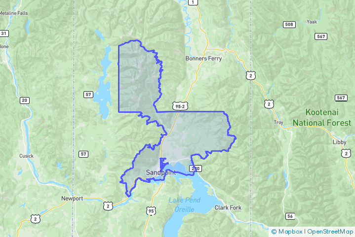 Service Area Map