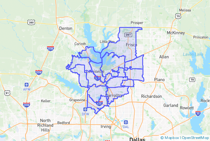 Service Area Map