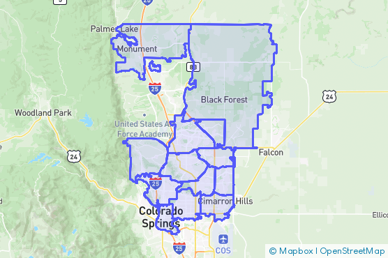 Service Area Map