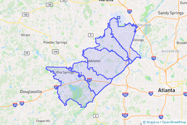 Service Area Map