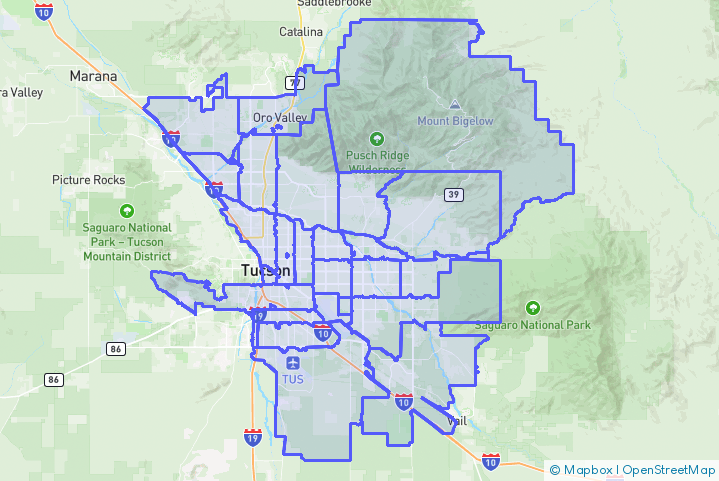 Service Area Map