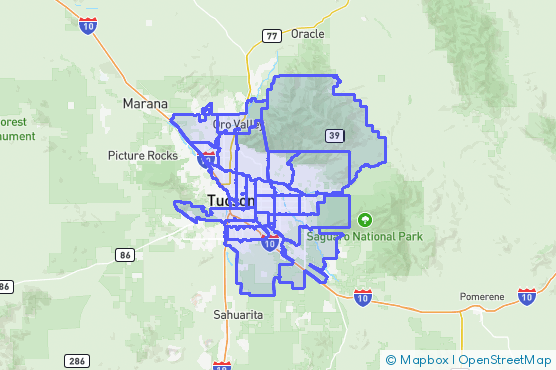 Service Area Map