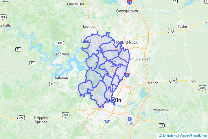 Service Area Map