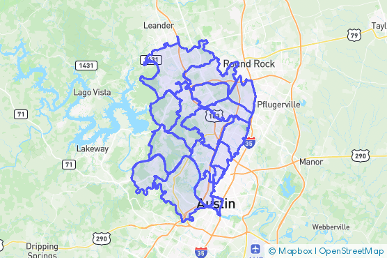 Service Area Map