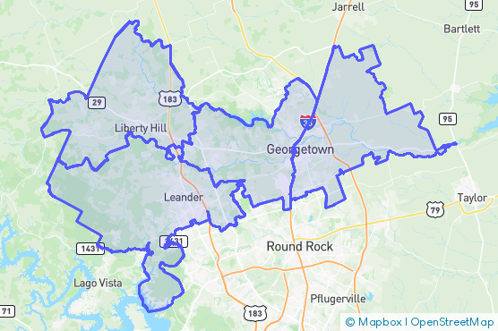 Service Area Map