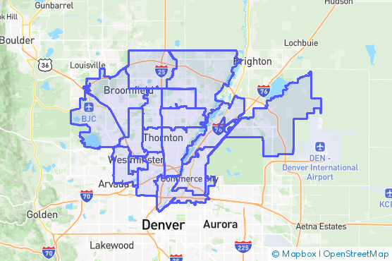 Service Area Map