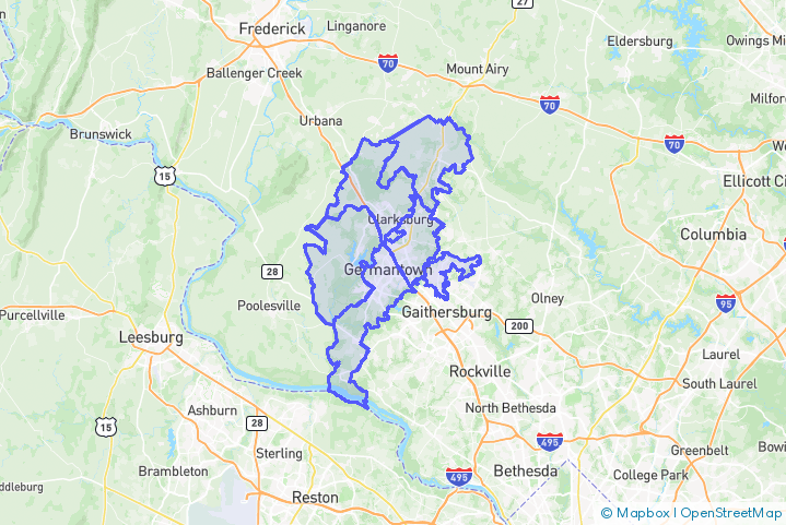 Service Area Map