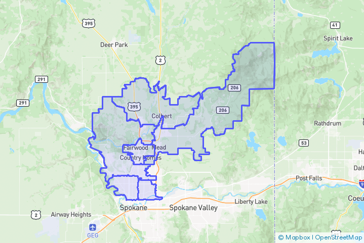 Service Area Map
