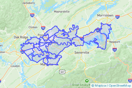 Service Area Map