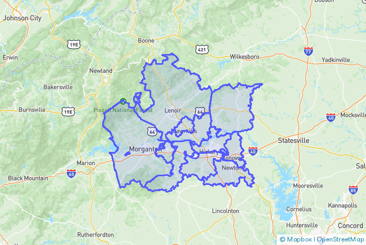 Service Area Map