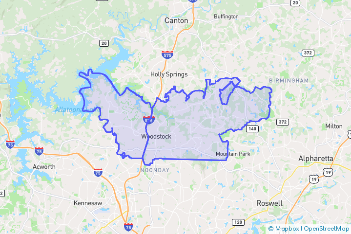 Service Area Map