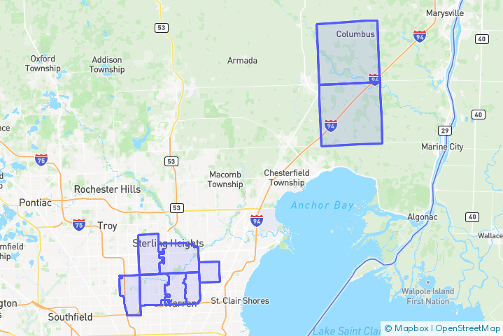 Service Area Map