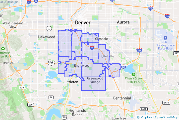 Service Area Map