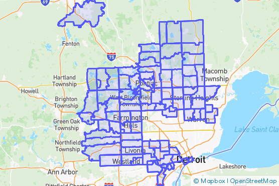 Service Area Map