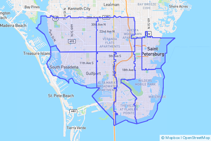 Service Area Map
