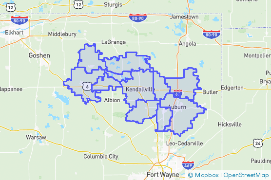 Service Area Map