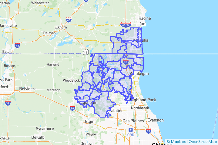 Service Area Map