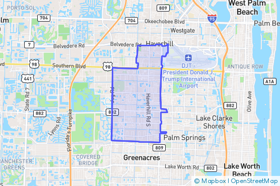 Service Area Map