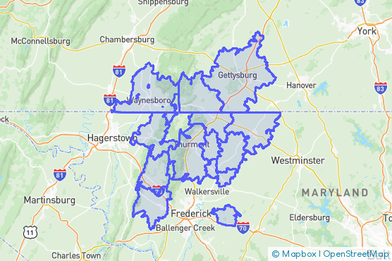 Service Area Map