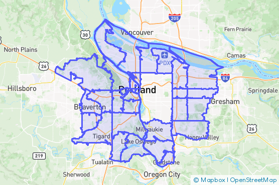 Service Area Map