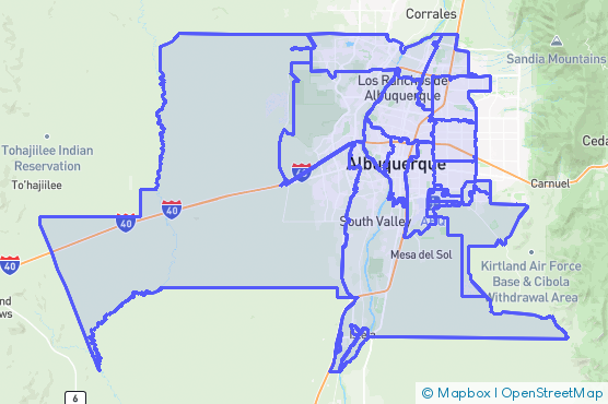 Service Area Map
