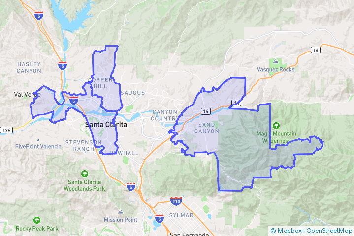 Service Area Map