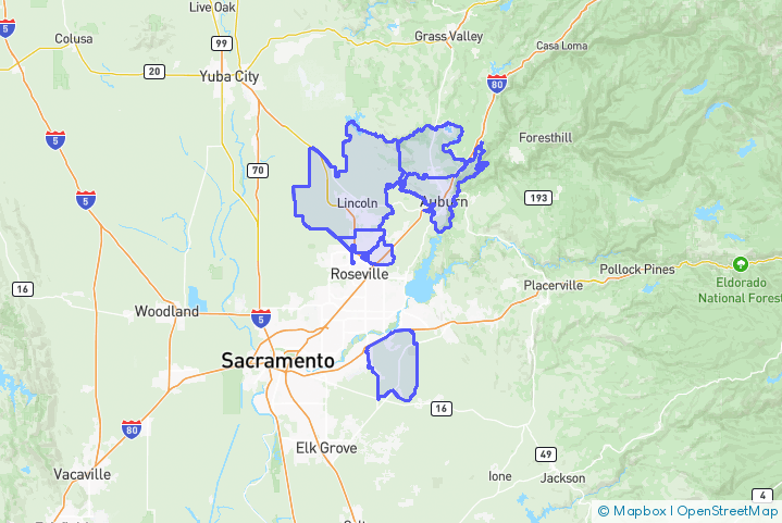 Service Area Map