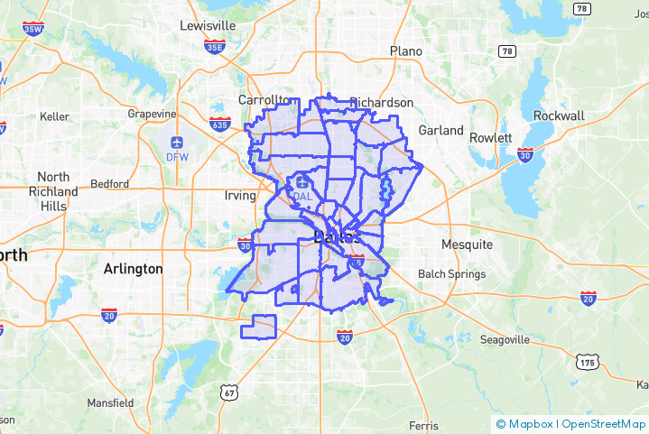 Service Area Map