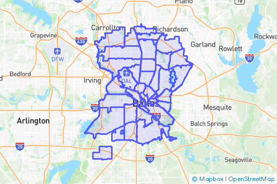 Service Area Map