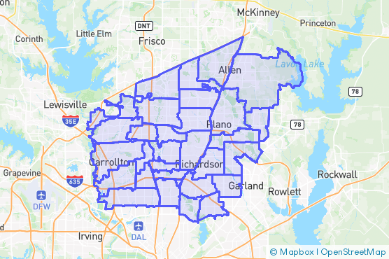 Service Area Map