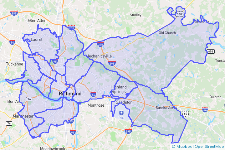 Service Area Map