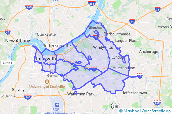 Service Area Map