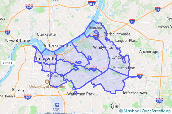 Service Area Map