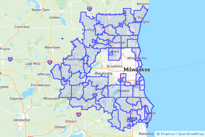 Service Area Map