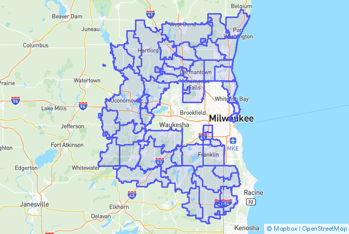 Service Area Map